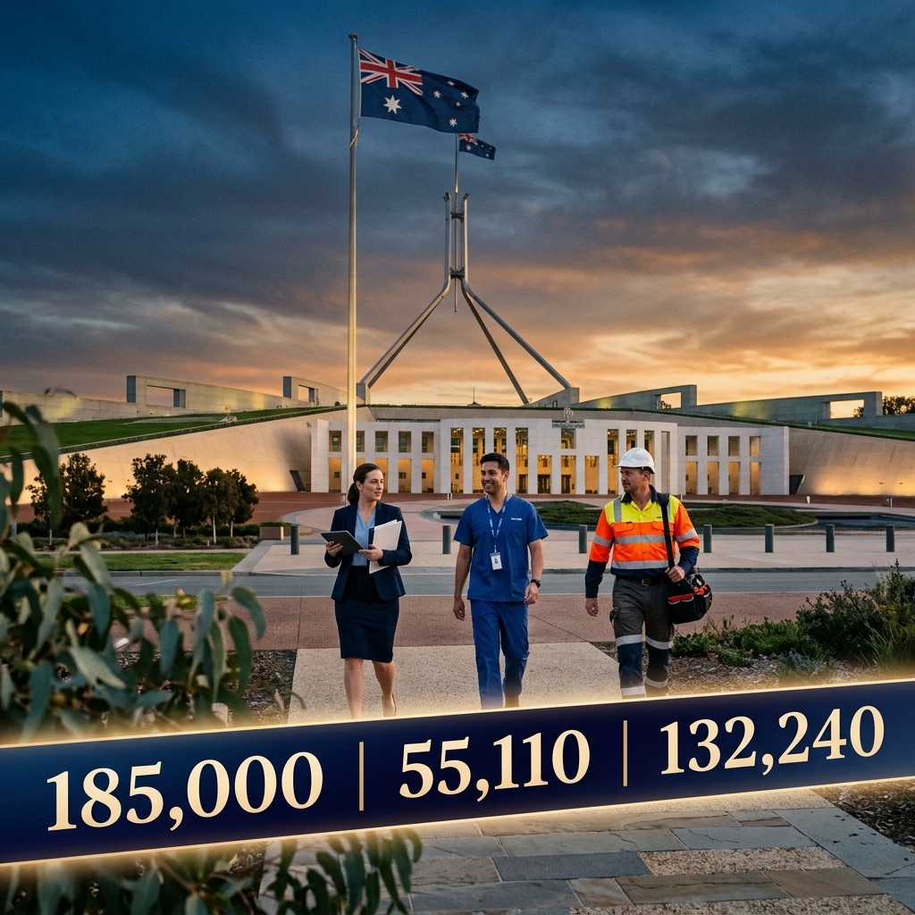 Federal Budget 2026-27: 185,000 Migration Places - But Only 55,110 for Offshore